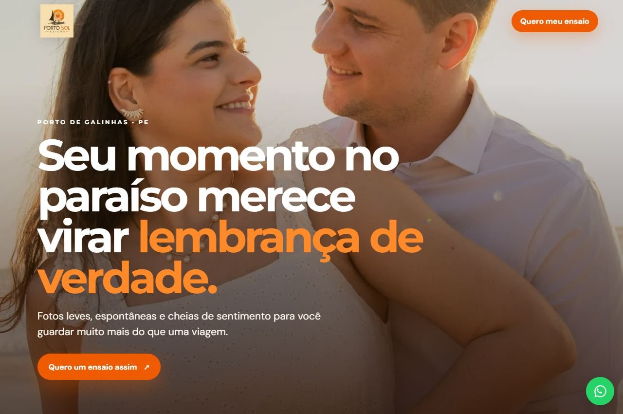 Prévia do site Porto Sol Clicks